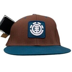Element Skateboards Fenwick Brown Chestnut Fitted HAT CAP SIZE S/MD Retro Style